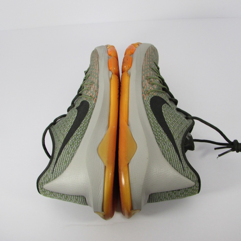 Nike KD 8 Easy Euro 2015 749375-033 Men's 9 Gray Green Orange Flyweave Sneaker - Picture 11 of 11